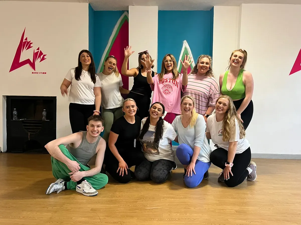 Grease hen party dance class in Blackpool