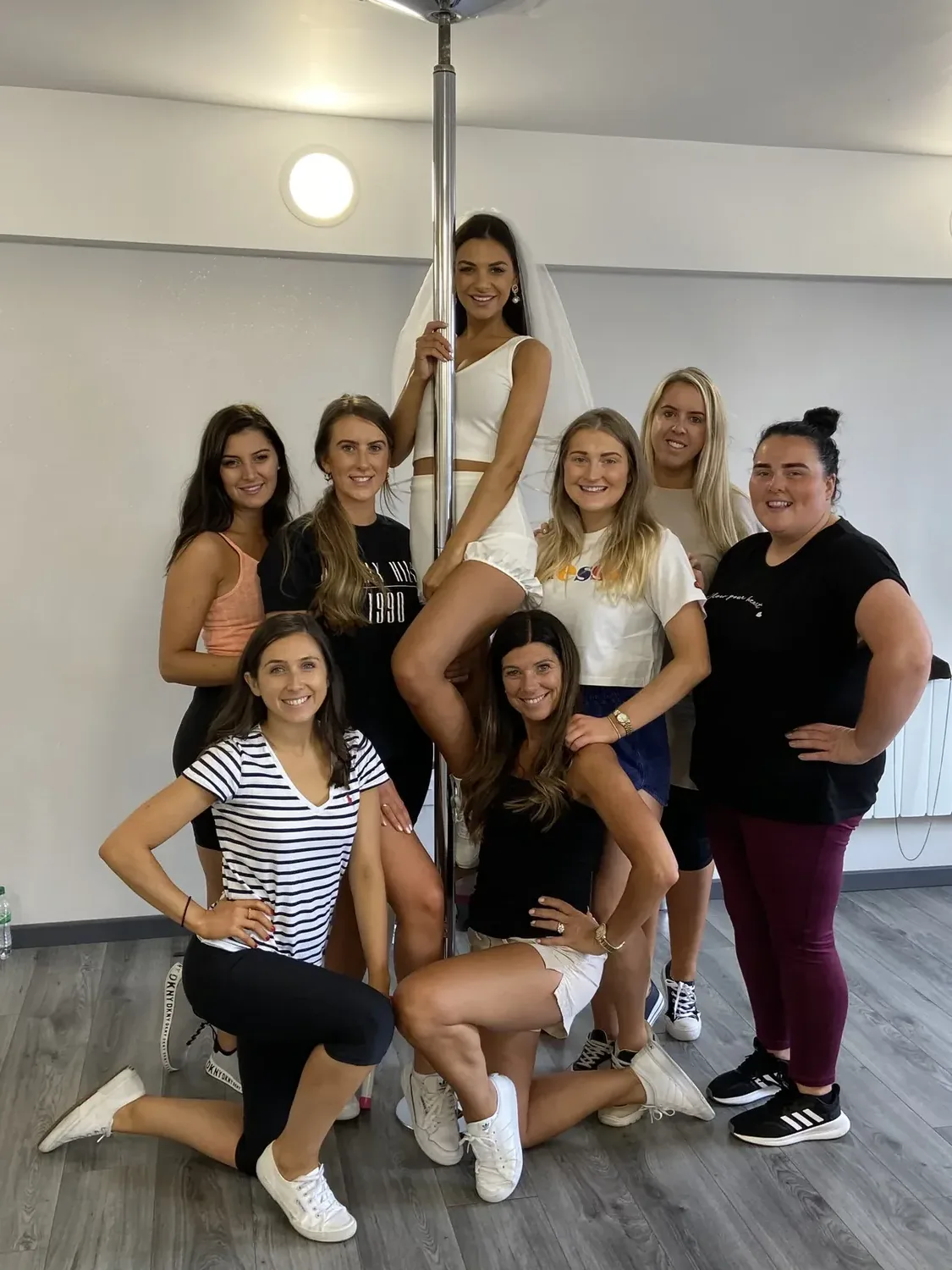 Pole Dancing hen party dance class in Blackpool