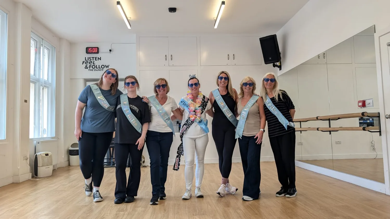 Samba hen party dance class in Blackpool