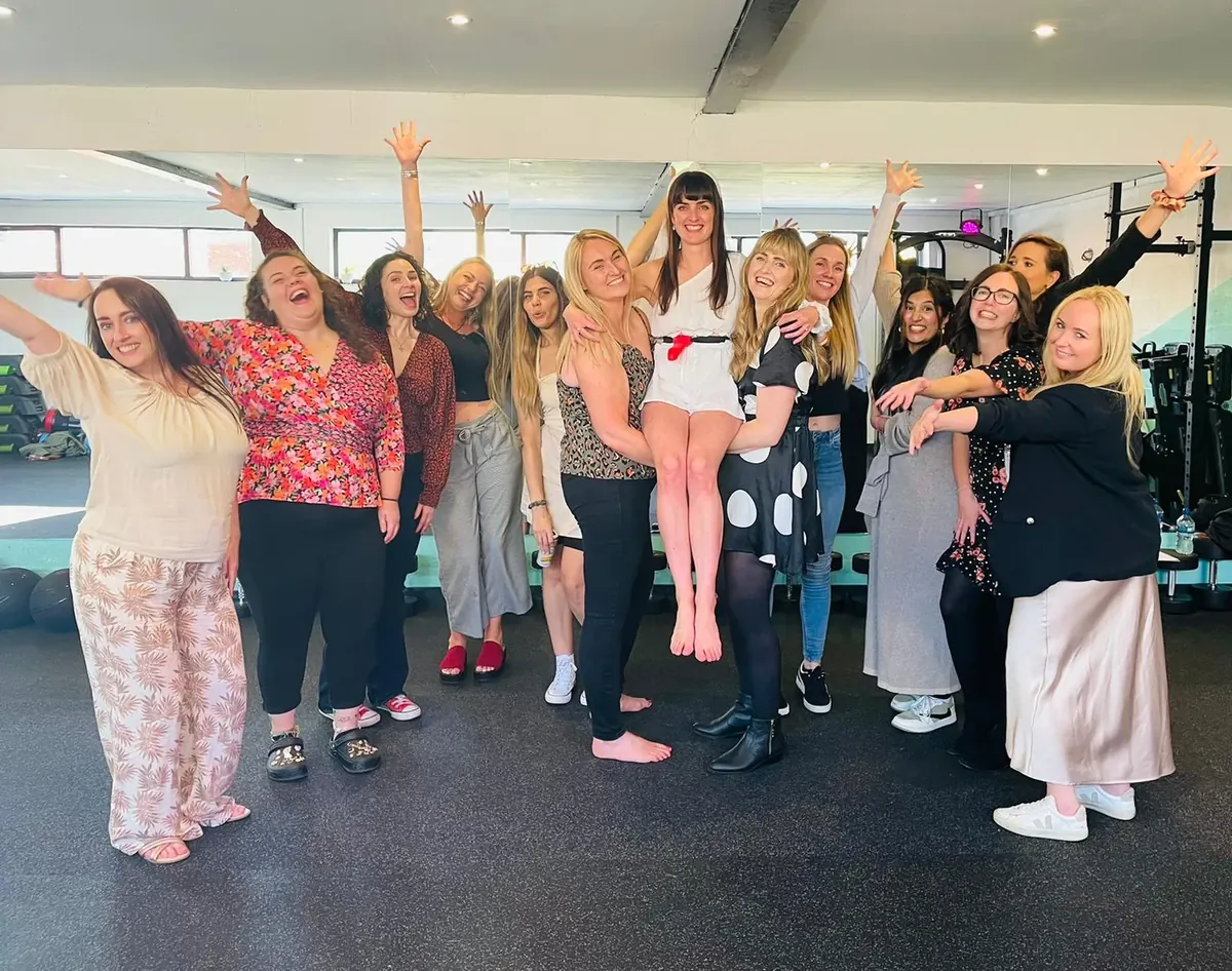 Spice Girls hen party dance class in Blackpool