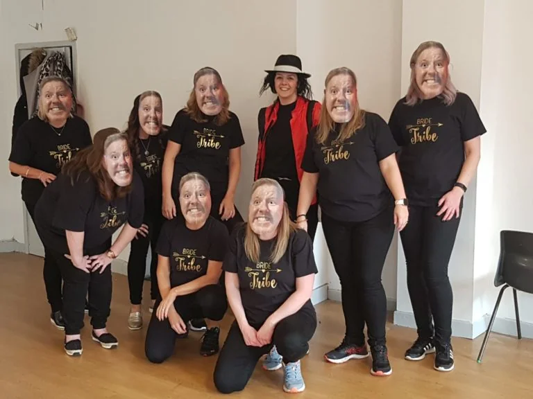 Thriller hen party dance class in Blackpool